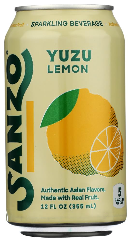 Sparkling Water Yuzu Single, 12 Fl Oz