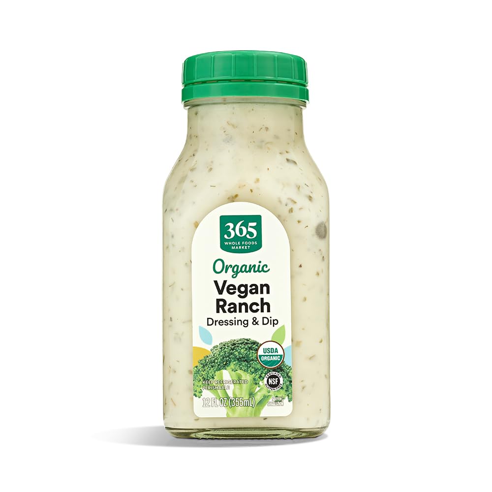 365 by Whole Foods Market Organic Vegan Ranch Dressing, 12 FZ