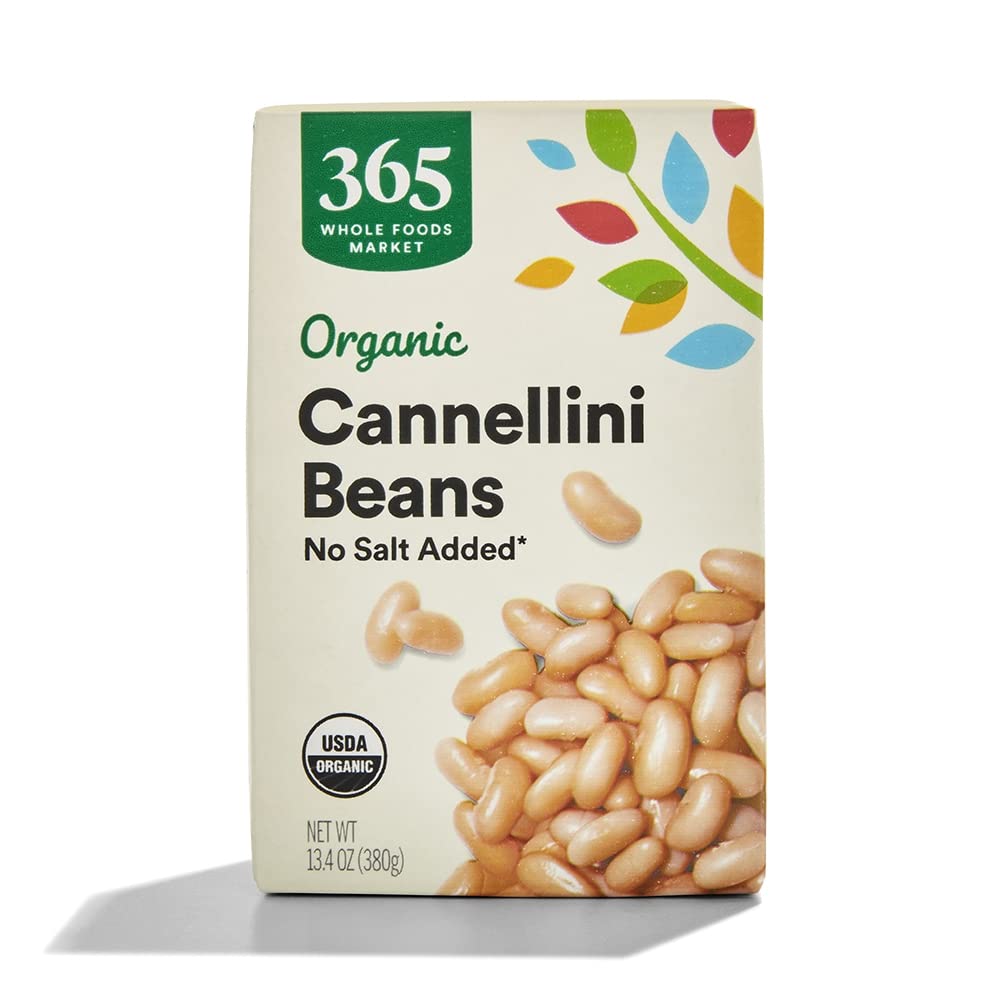 Organic Unsalted Cannellini Beans, 13.4 Ounce