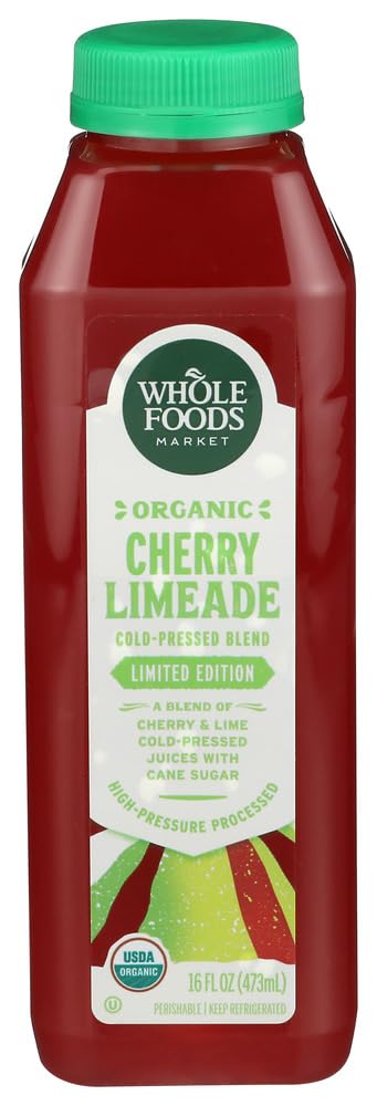 Whole Foods Market Organic Cherry Limeade, 16 FZ