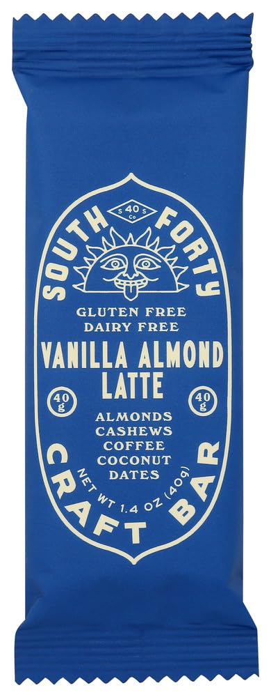 South 40 Snacks Vanilla Almond Latte Nut Bar, 1.4 OZ