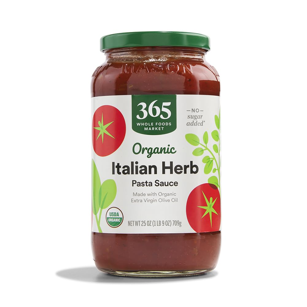Organic Italian Herb Pasta Sauce, 25 Ounce