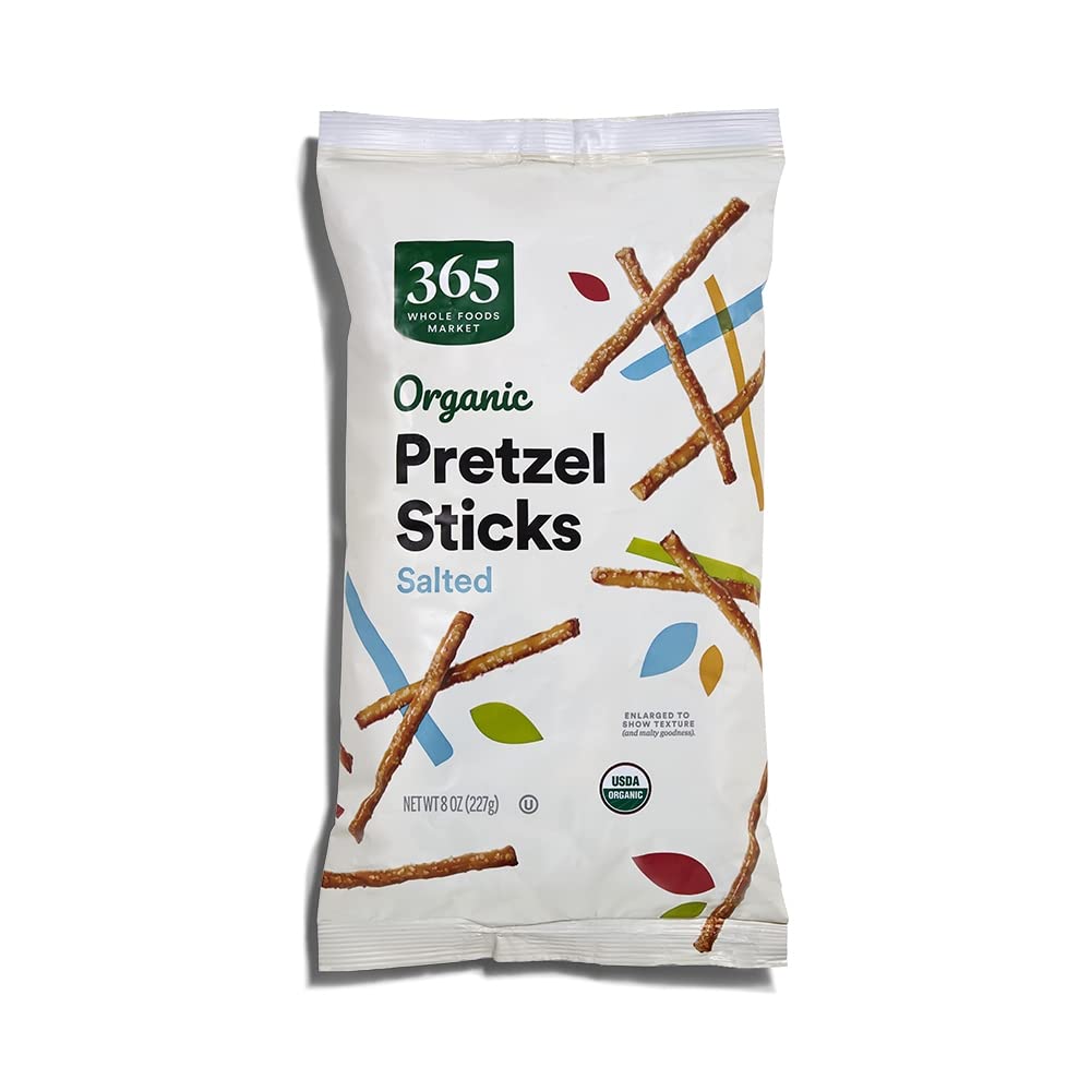 365 by Whole Foods Market Organic Mini Pretzel Sticks, 8 OZ