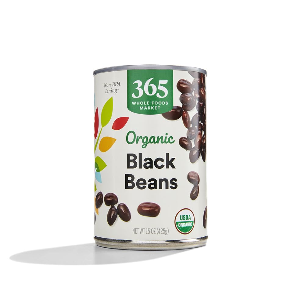 365 by Whole Foods Market Organic Black Beans, 15 Ounce