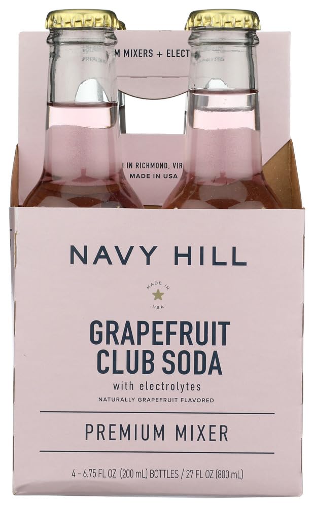 Navy Hill Grapefruit Club Soda 4pk, 6.75 FZ