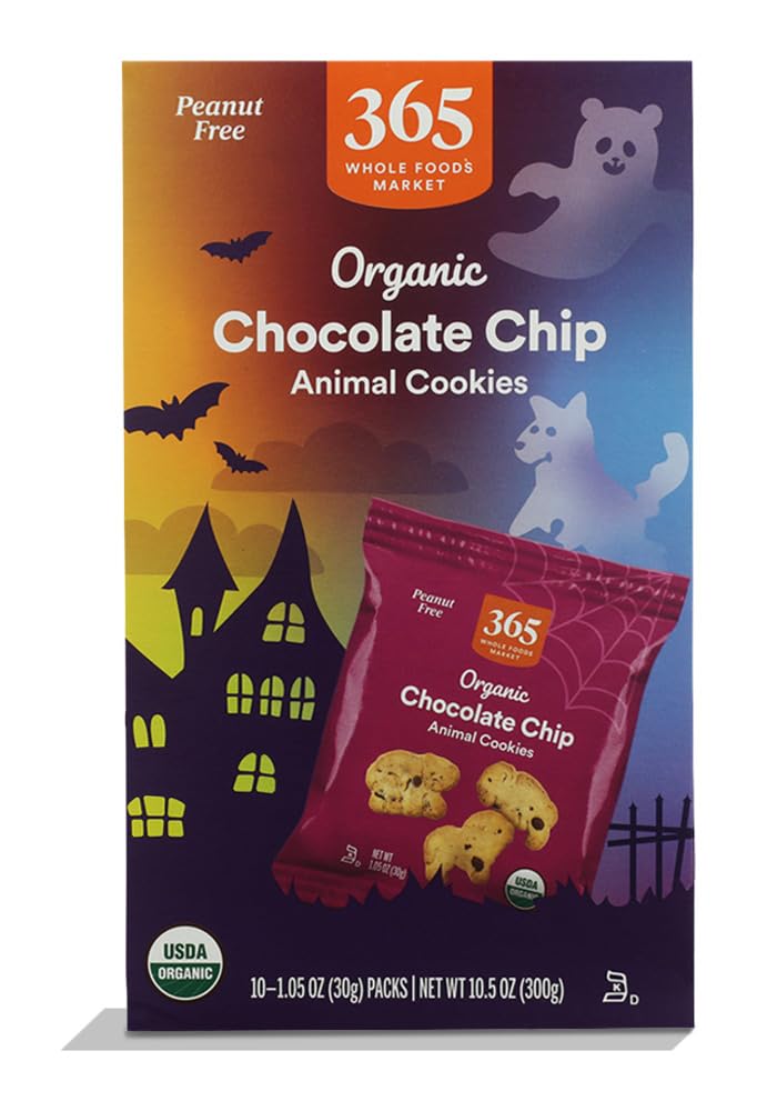 365 by Whole Foods Market Chocolate Chip Animal Cookie Multipack 10ct, 7 OZ
