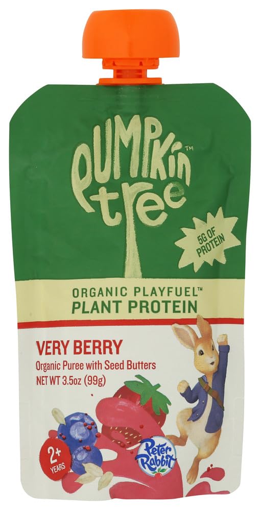 Peter Rabbit Organics Organic Berry Plant Protein Puree, 3.5 OZ