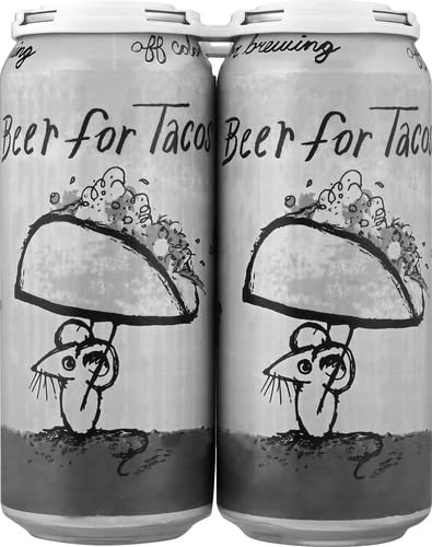 Off Color Brewing Sour Beer For Tacos, 4pk, 16 Fl Oz Cans, 6% ABV