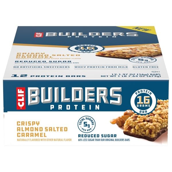 CLIF Salted Almond Caramel Bar 12 Count, 1.97 OZ