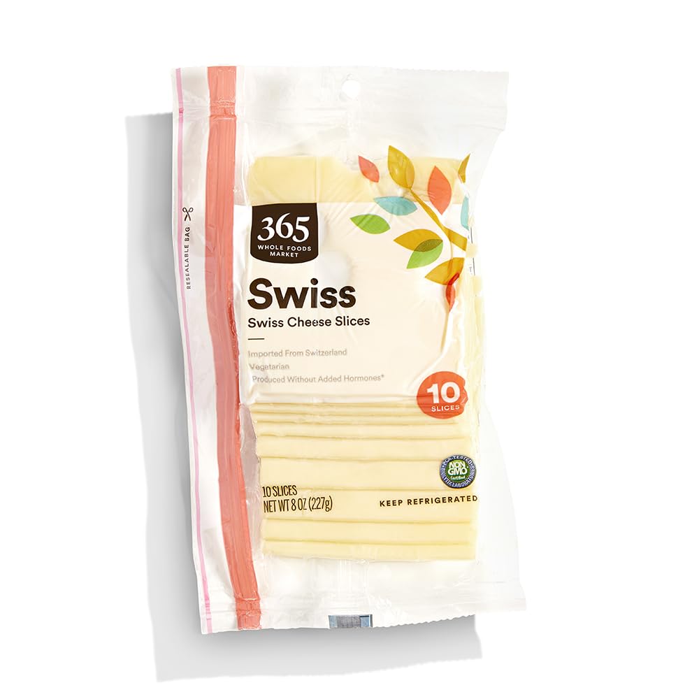 Swiss Cheese Slices, 8 oz