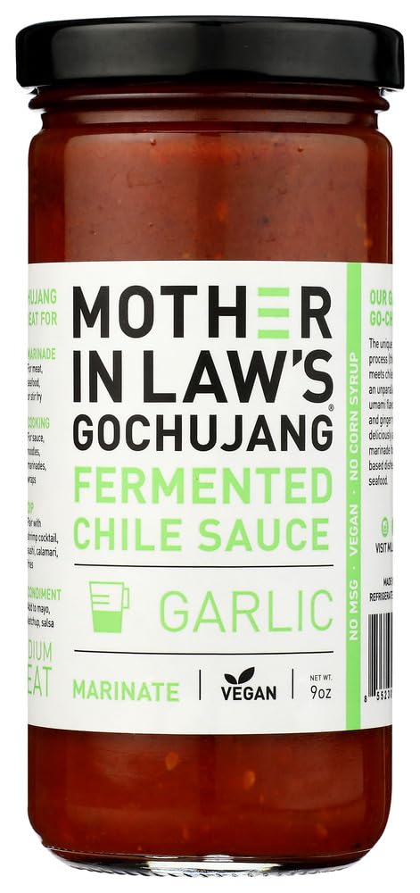 Mother in Laws Kimchi Garlic Gochujang Chile Sauce, 9 OZ