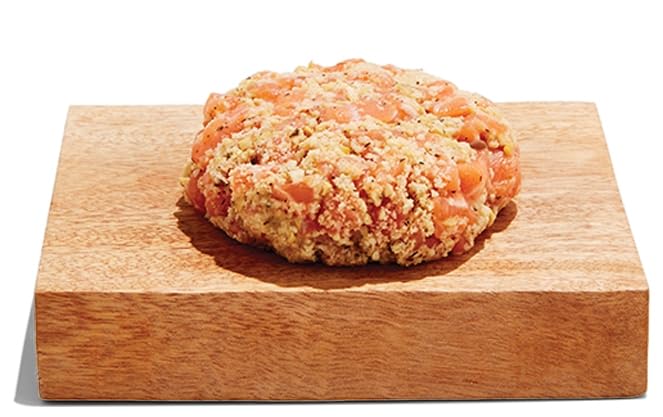 SEAFOOD Lemon Garlic Atlantic Salmon Burger