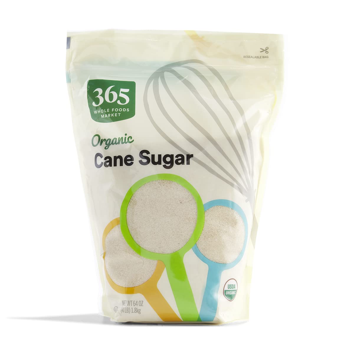 365 by Whole Foods Market Organic Cane Sugar, 64 Ounce