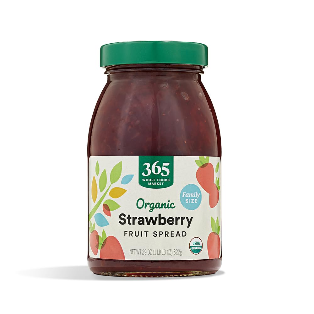 Organic Strawberry Fruit Spread, 29 Ounce