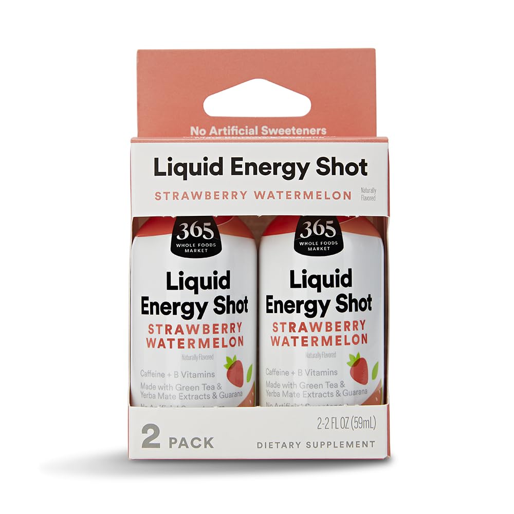 Energy Shot Duo Pack, Strawberry Watermelon, 2 Fl Oz