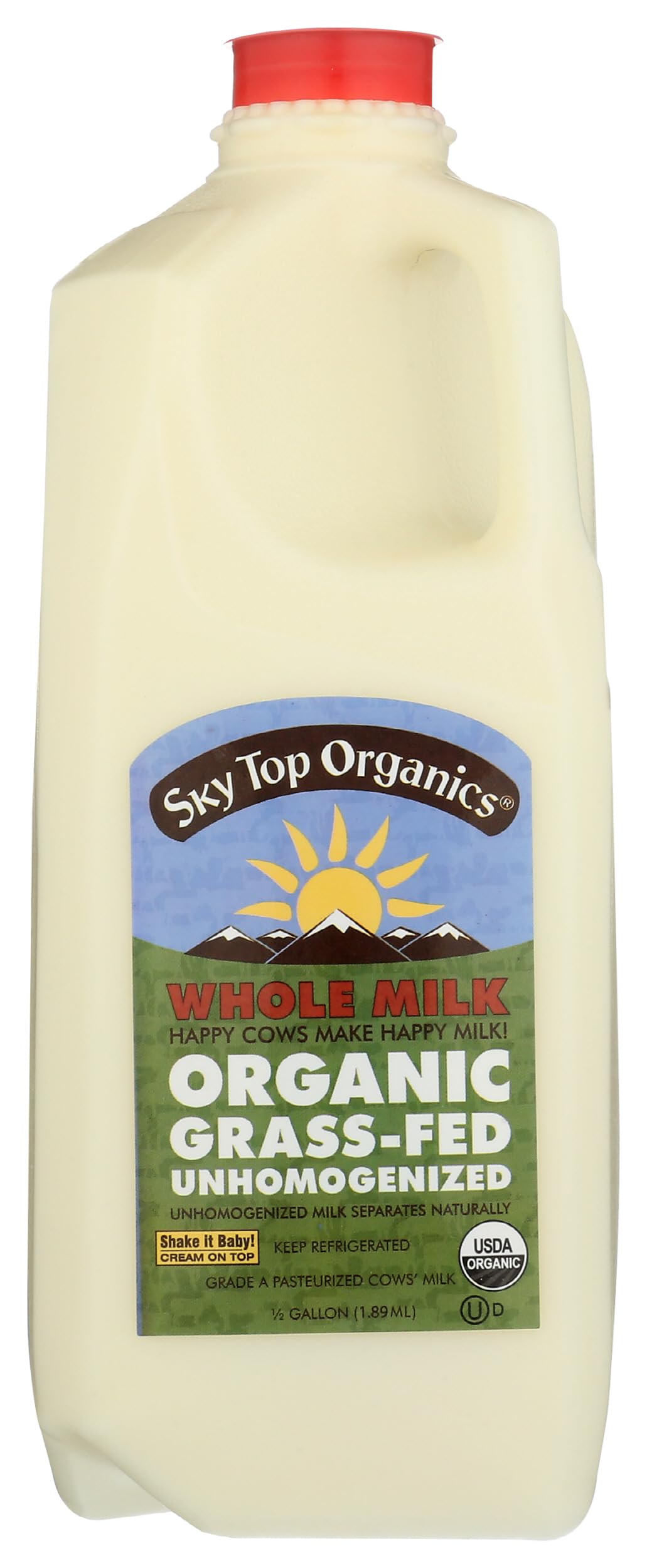 Sky Top Farm Milk Whole, 64 Fl Oz