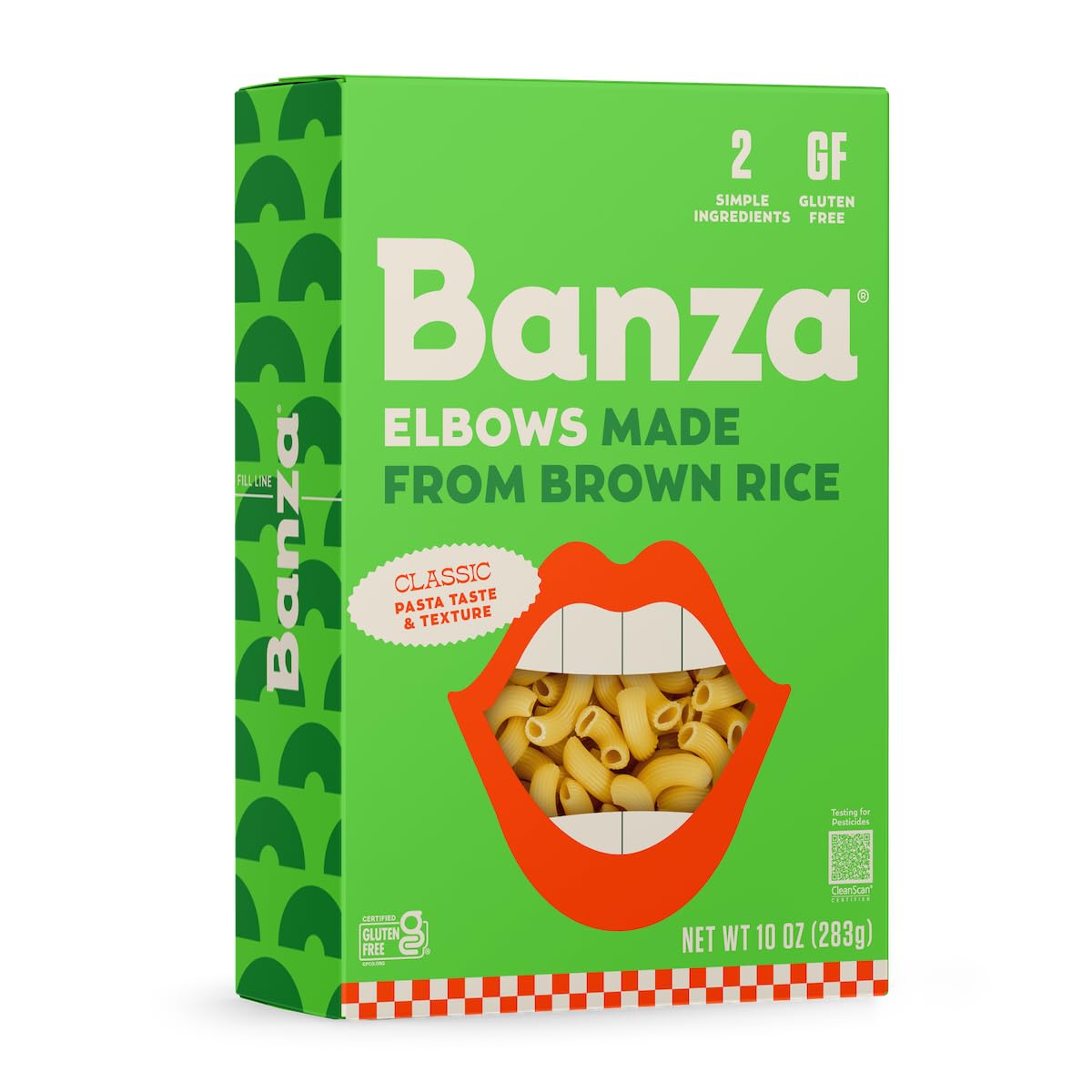Banza Elbow Pasta from Brown Rice - 10 oz | Made with Brown Rice - Gluten Free - Quick Meal