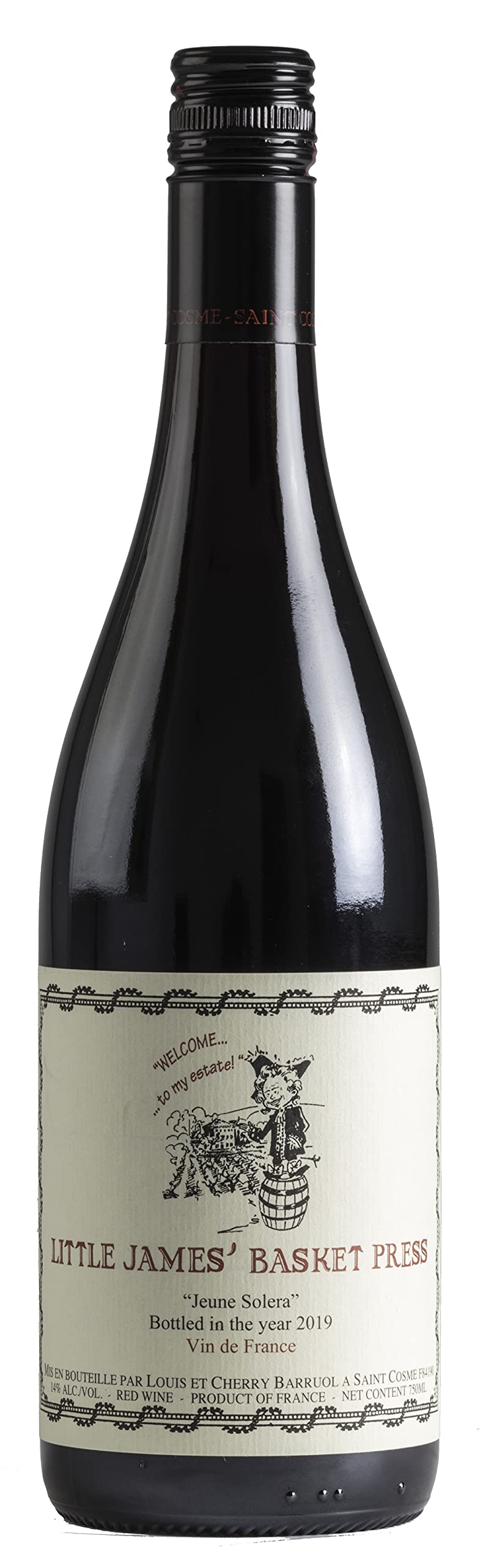 Saint Cosme Little James Basket Press, Rhone Rouge, 2014
