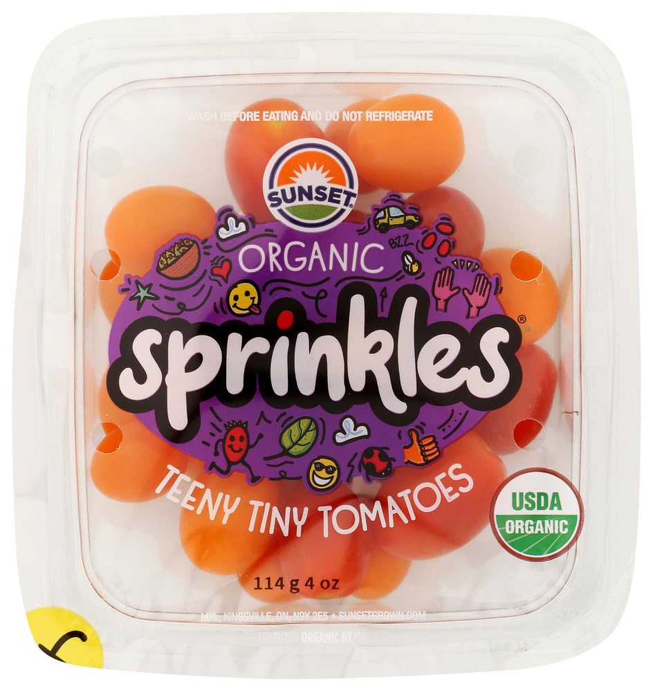 Organic Sprinkles Cherry Tomatoes, 4 Ounce