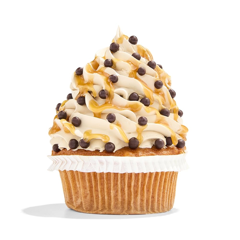 Whole Foods Market Large Vanilla Caramel Cupcake