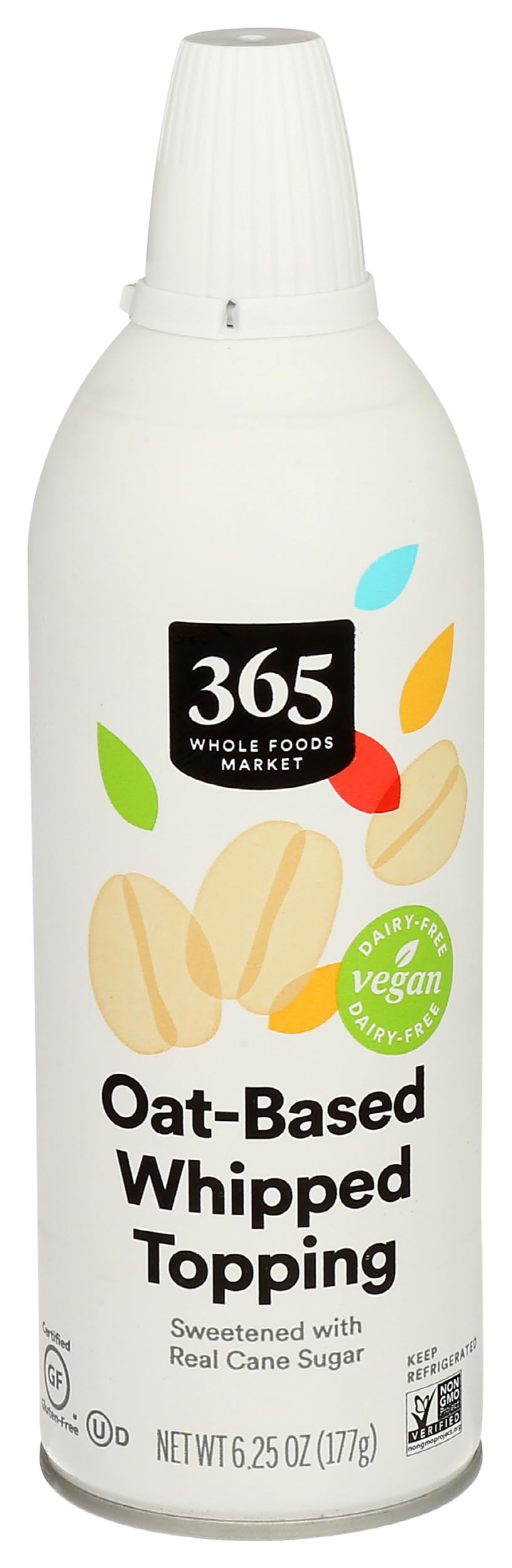 365 By Whole Foods Market, Oat-Based Whipped Topping, 6.25 Ounce