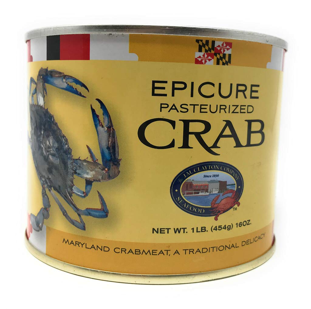 Crab Meat Pasteurized Lump Md, 16 Ounce