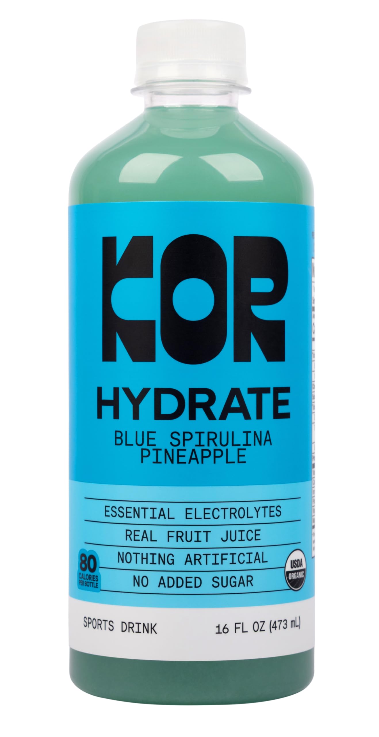 Kor Shots, Drink Hydrate Superfood Quench Organic, 16 Fl Oz