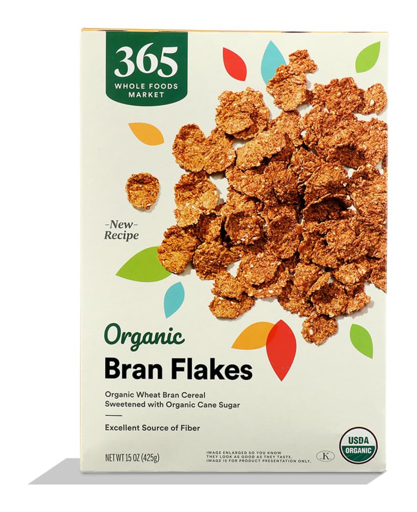365 by Whole Foods Market Organic Bran Flakes, 15 OZ