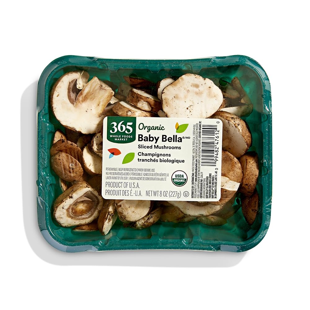 Organic Baby Bella Sliced Mushrooms, 8 OZ