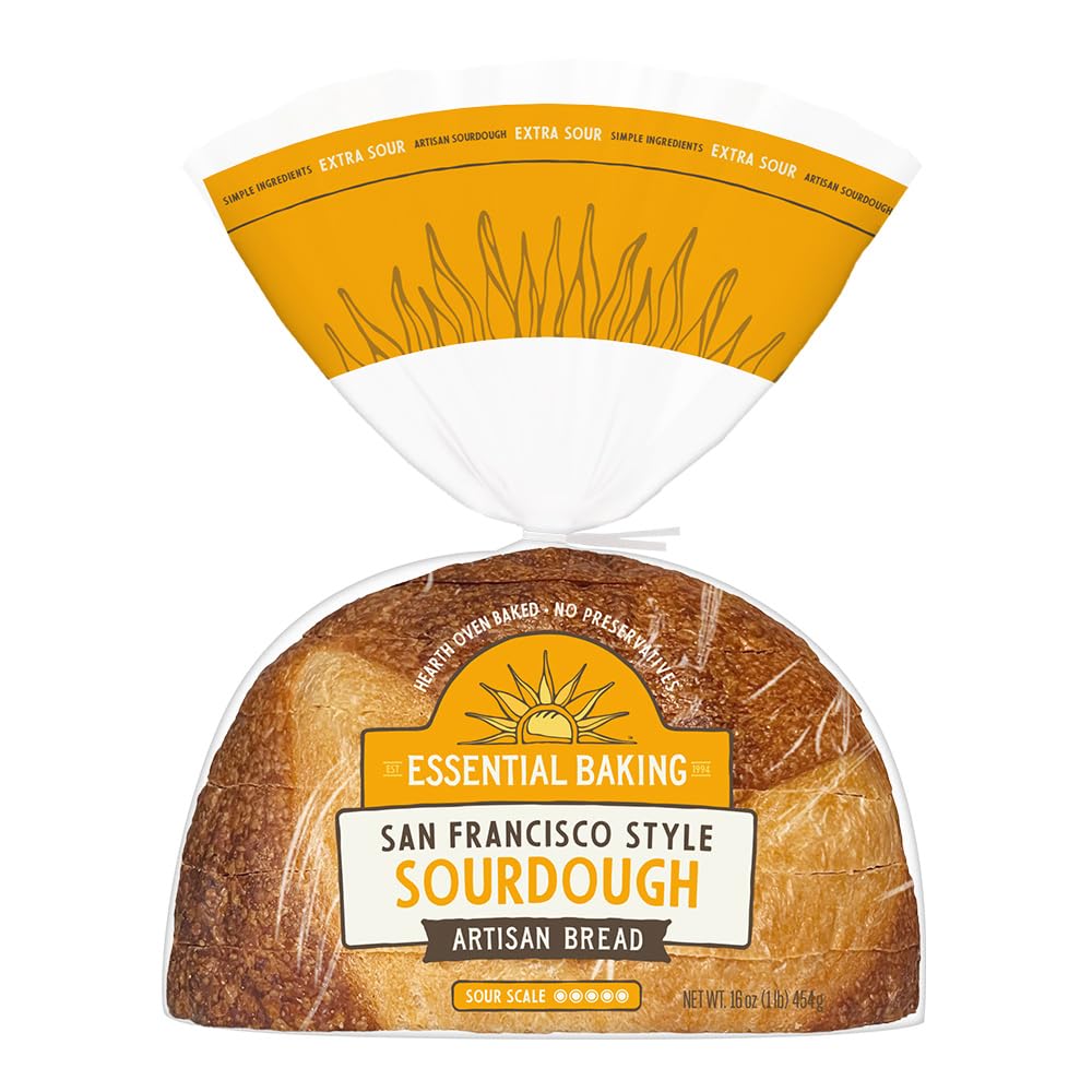Essential Baking Company Frozen Bread Sliced Sourdough Sf Style Artisan, 16 Ounce