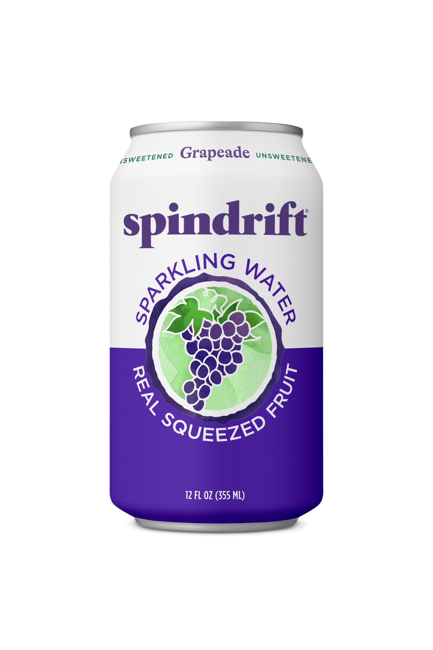 Spindrift Grapeade Sparkling Water Can 12 Ounce (Pack of 1)