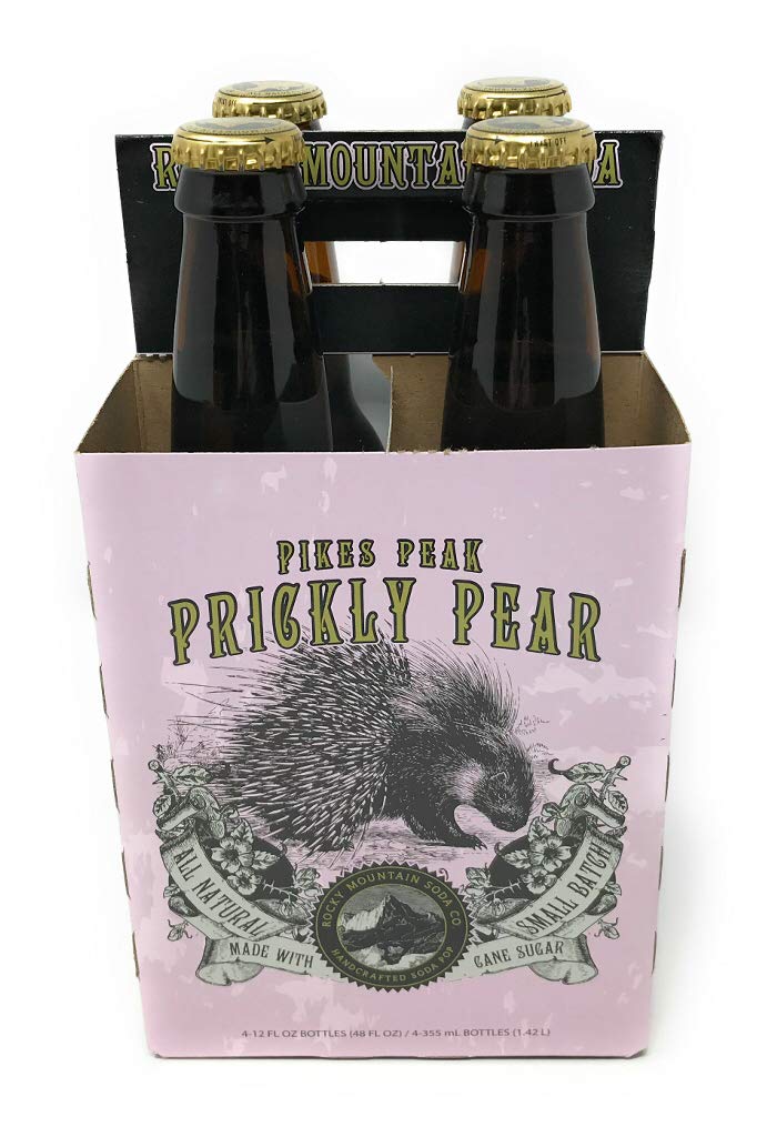 Rocky Mountain Soda Co Prickly Pear 4 Pack, 12 FZ