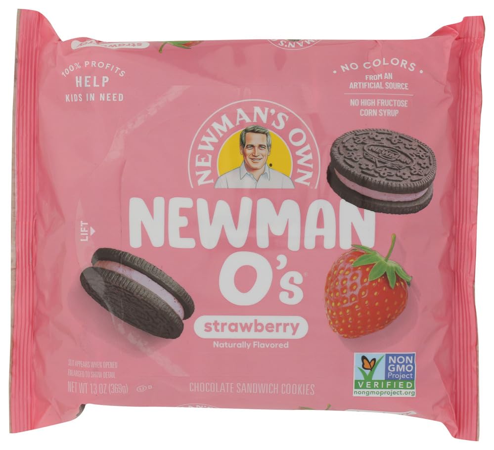 Newman's Own Strawberry Newman O's Cookies