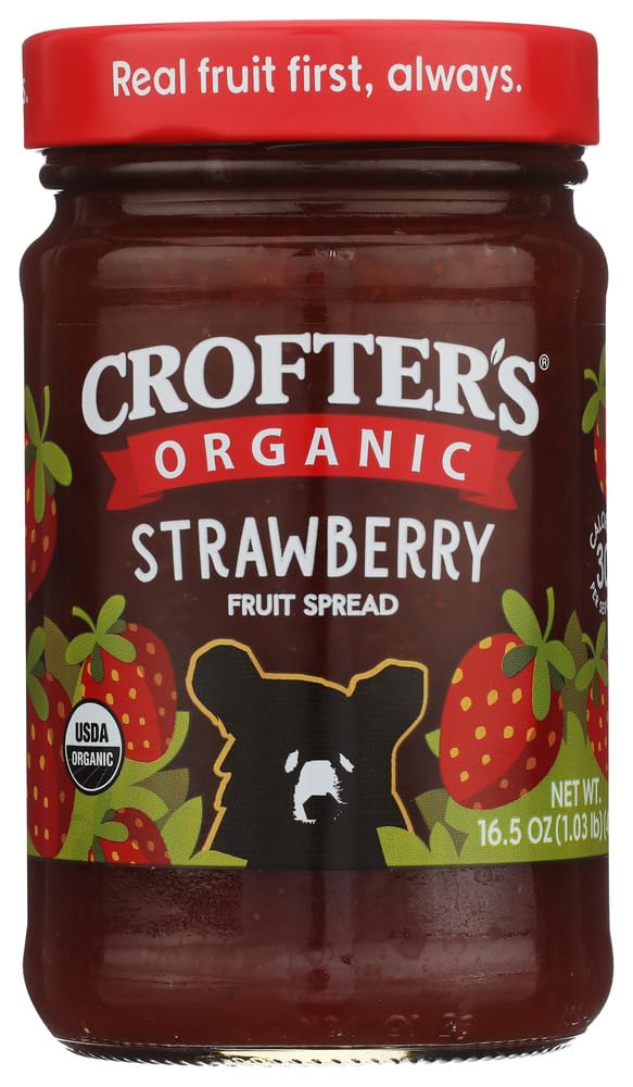 Crofters Organic Strawberry Premium Spread, 16.5 oz