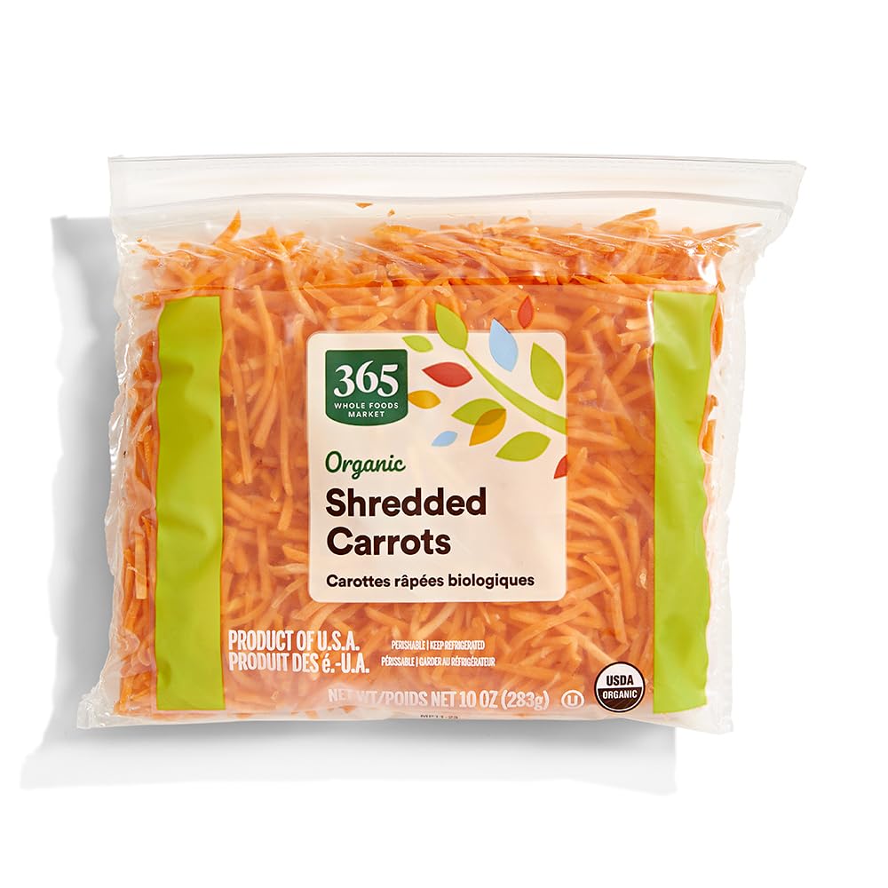 365 by Whole Foods Market Organic Carrots, Shredded, 10 oz