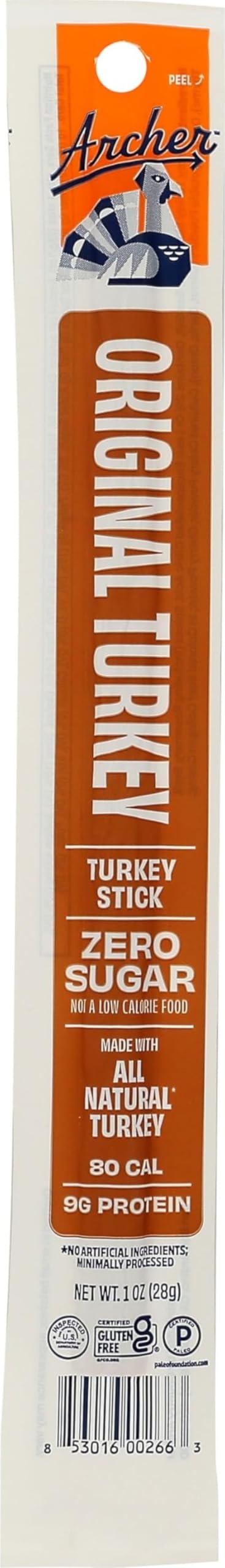 Country Archer Paleo Certified Gluten/Antibiotic Free Turkey Stick, Rosemary