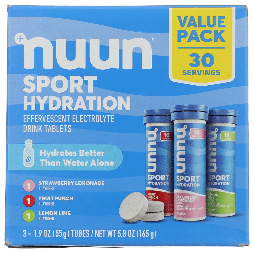Electrolyte Sport Tabs Variety Pack Box, 30 Count