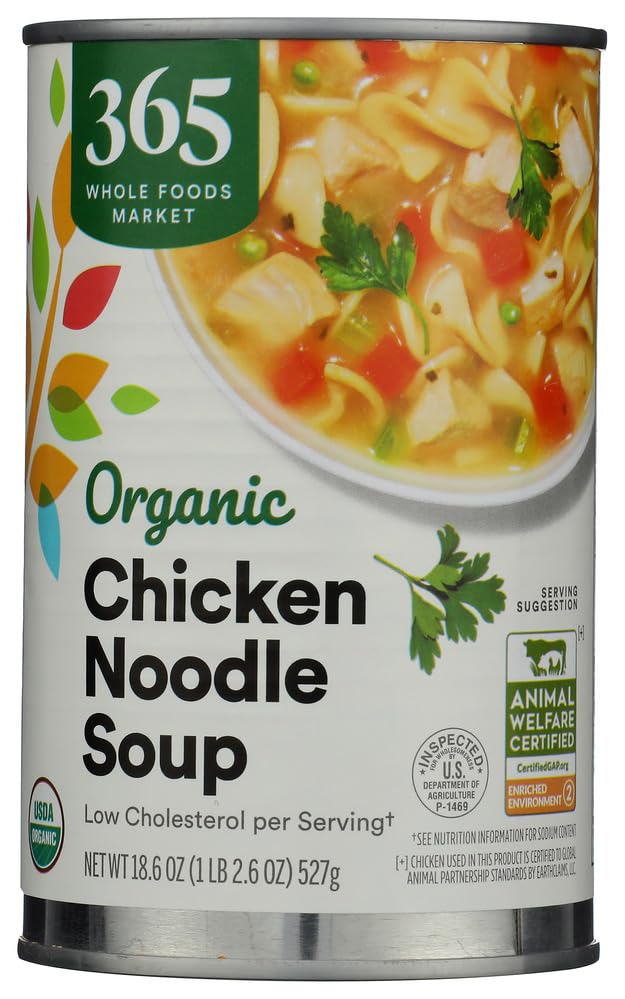 Organic Chicken Noodle Soup, 18.6 Ounce