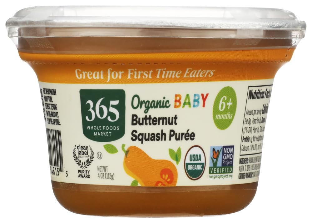 365 by Whole Foods Market Organic Butternut Squash Baby Food Bowl, 4 OZ