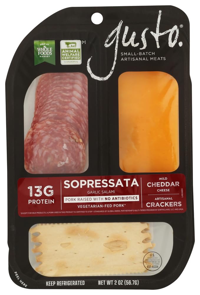 Snack Pack Sopressata Cheddar, 2 Ounce