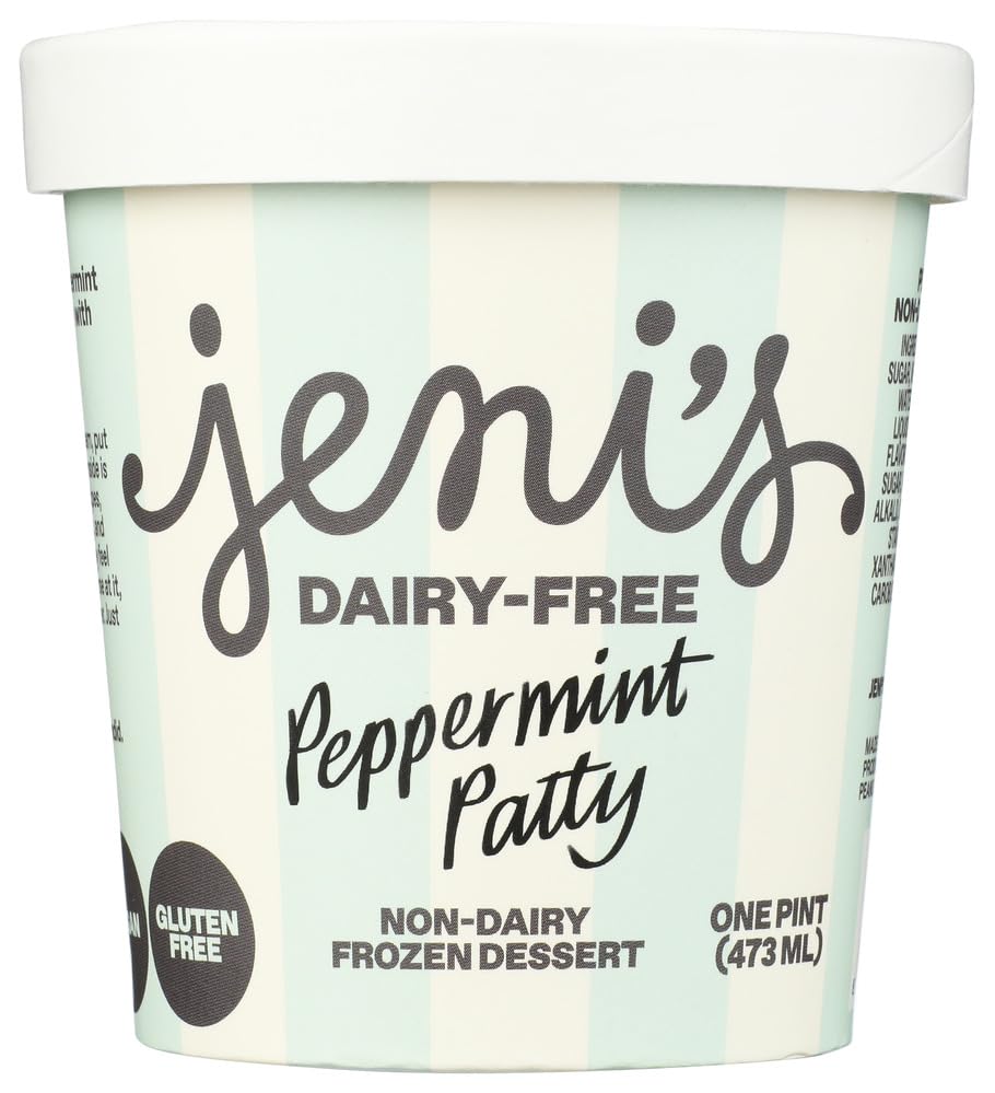 Jenis Splendid Ice Creams Mint Chocolate Fudge Dairy Free Frozen Dessert, 1 PT