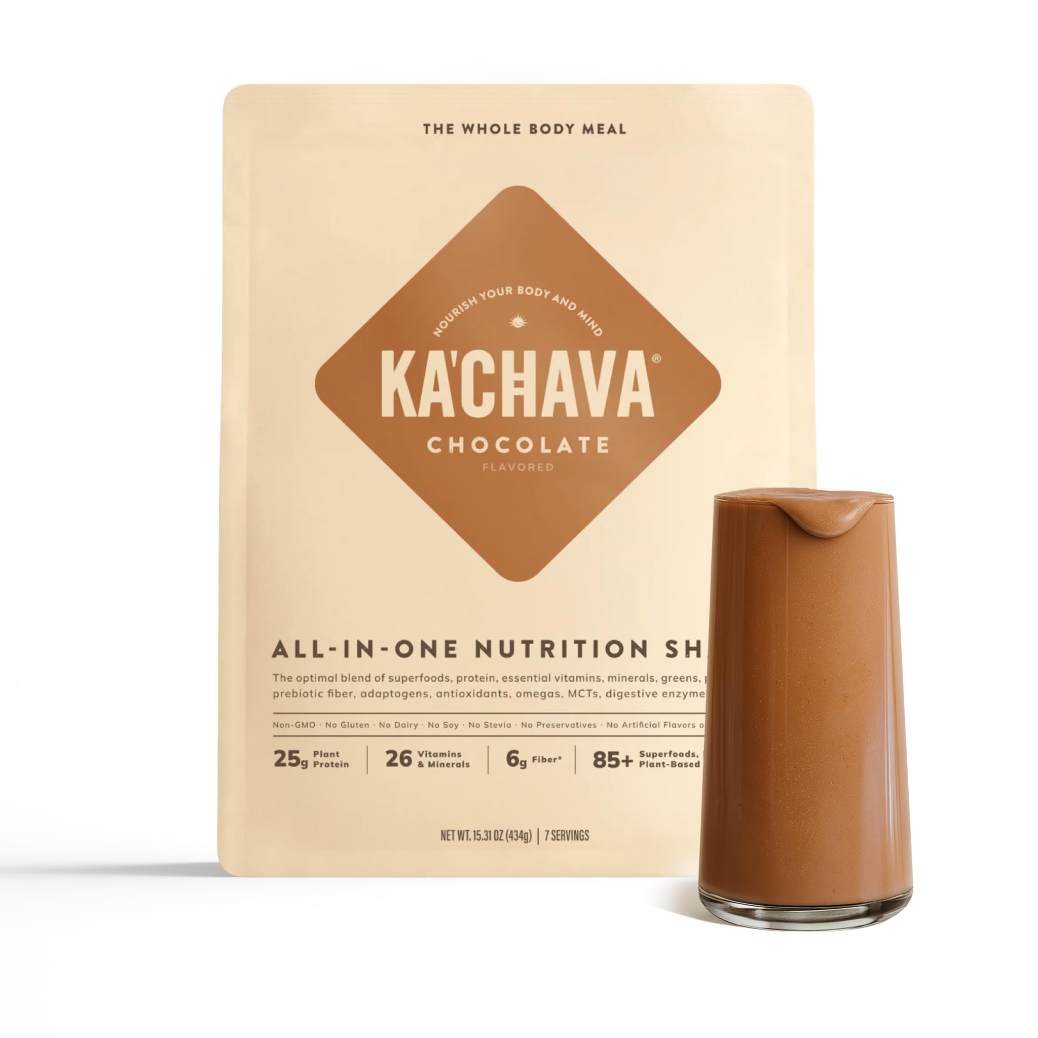 KaChava Chocolate Shake Protein Powder - 7 Serve