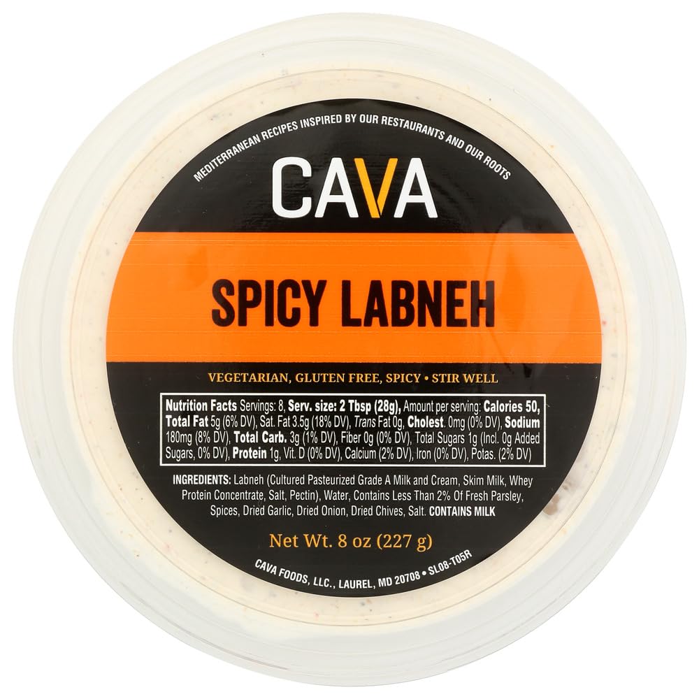 Cava Mezze Spicy Ranch Labneh Dip, 8 OZ