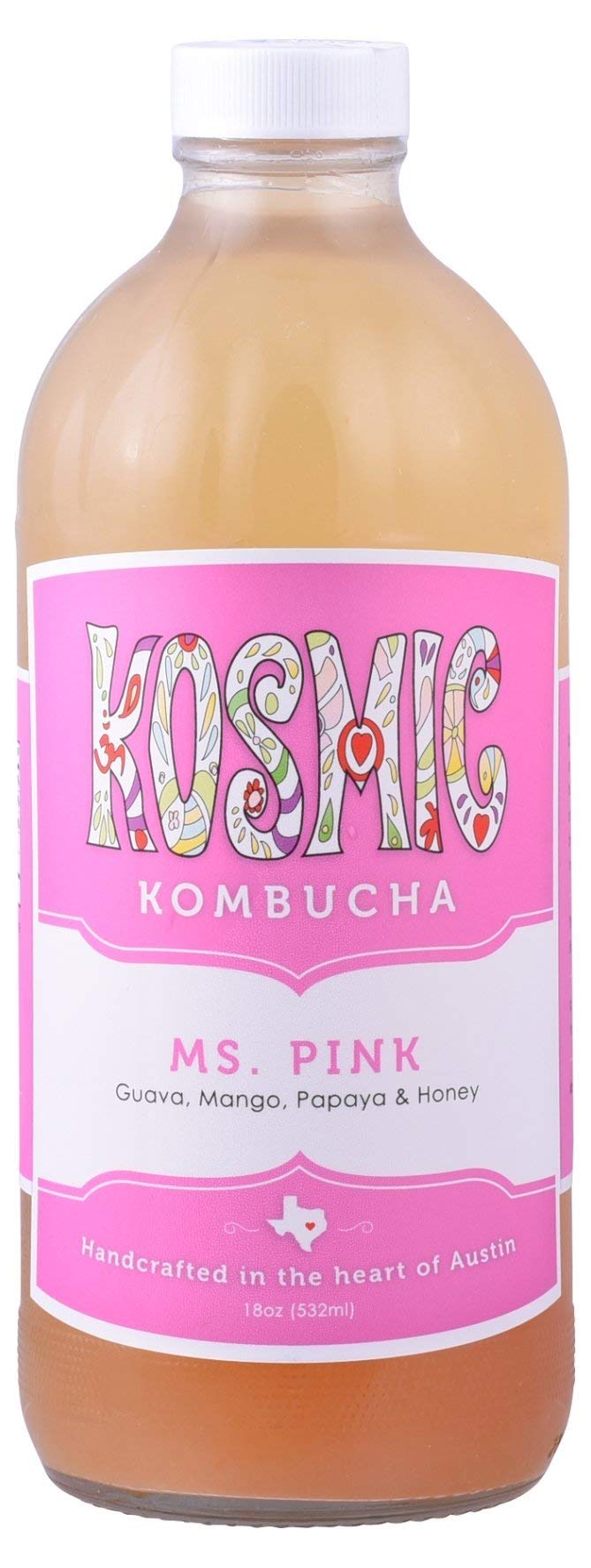Kombucha Ms Pink, 18 Fl Oz