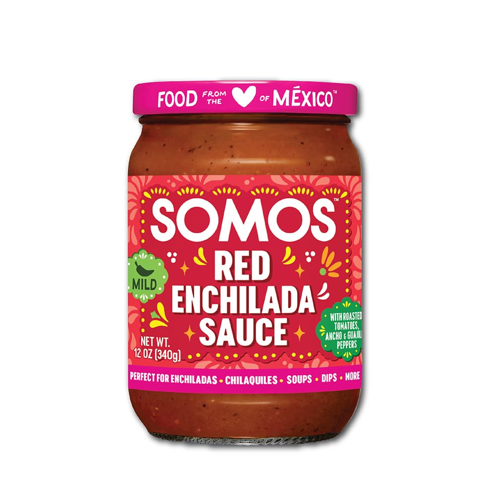 Somos, Enchilada Sauce Red, 12 Ounce