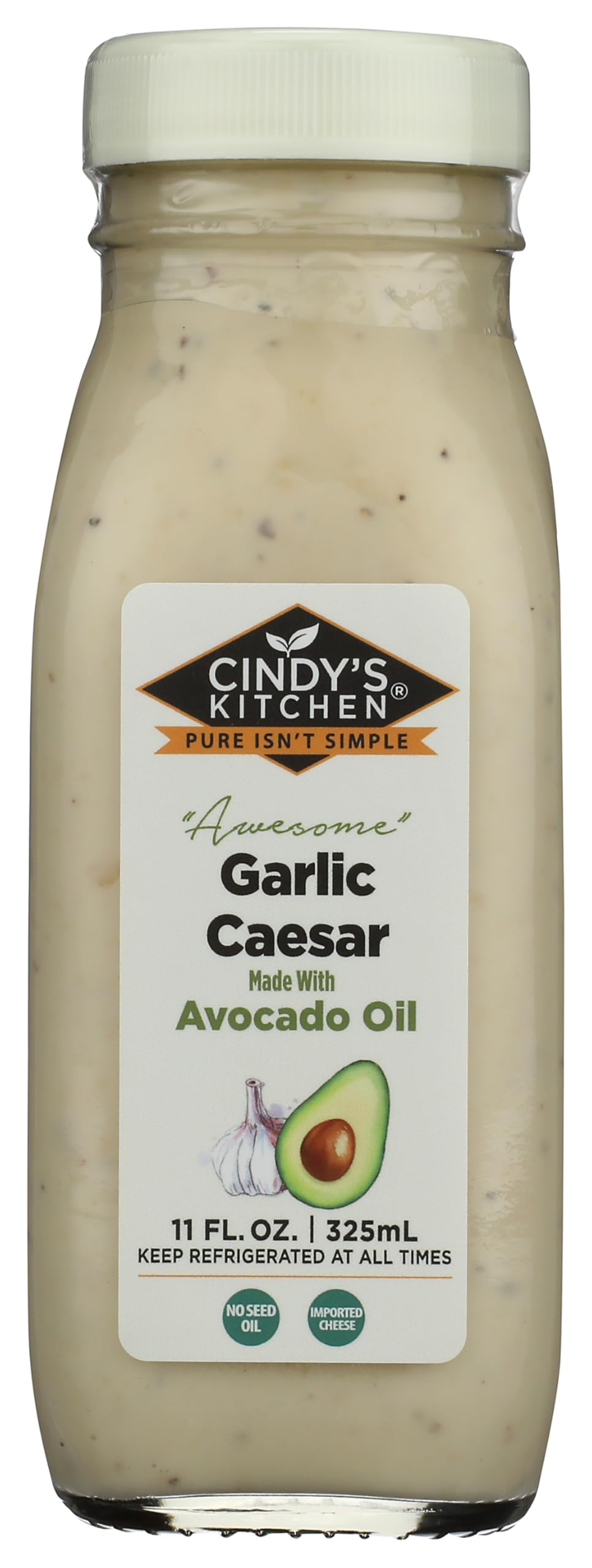 Cindys Kitchen Roasted Garlic Ceasar Dressing, 11 FZ