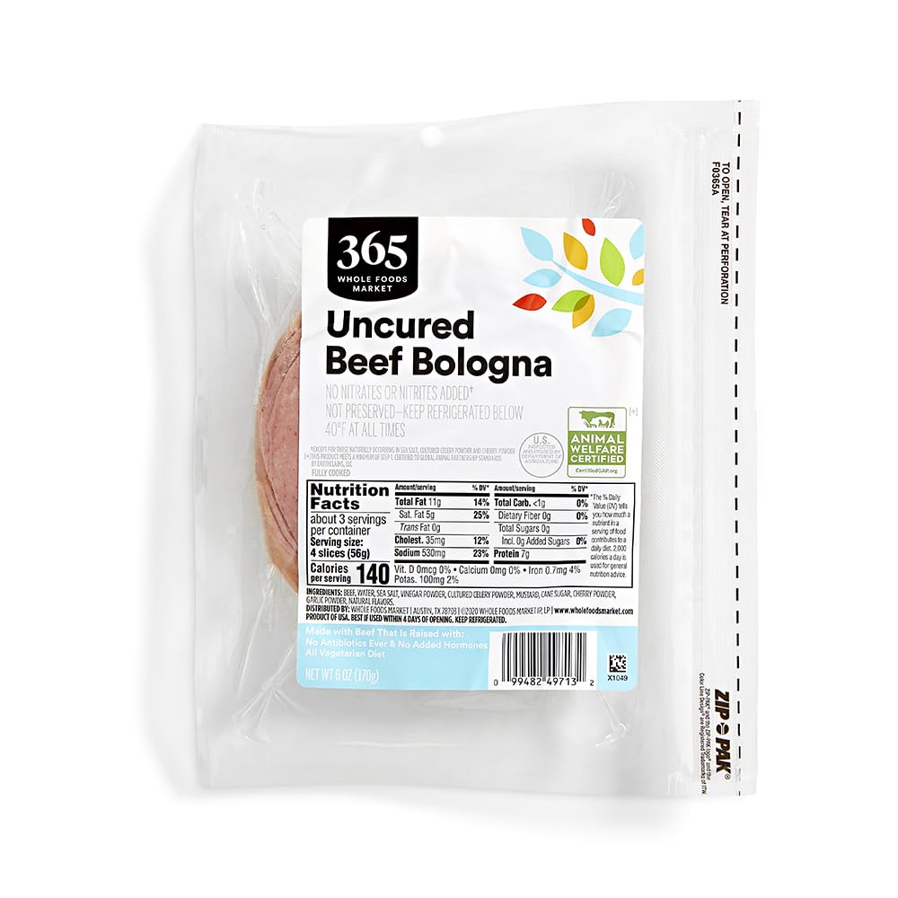 365 by Whole Foods Market Beef Bologna, 6 OZ
