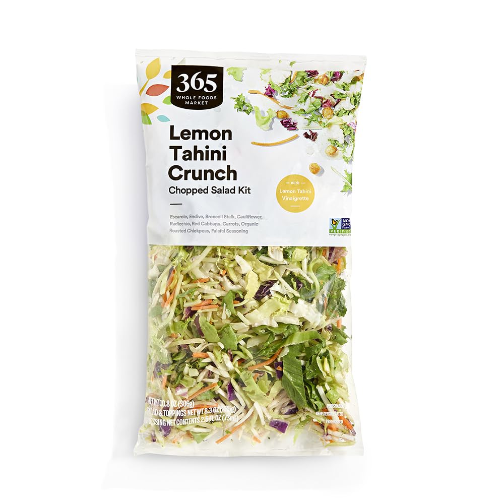 365 by Whole Foods Market Lemon Tahini Crunch Chopped Salad Kit, 10.8 OZ