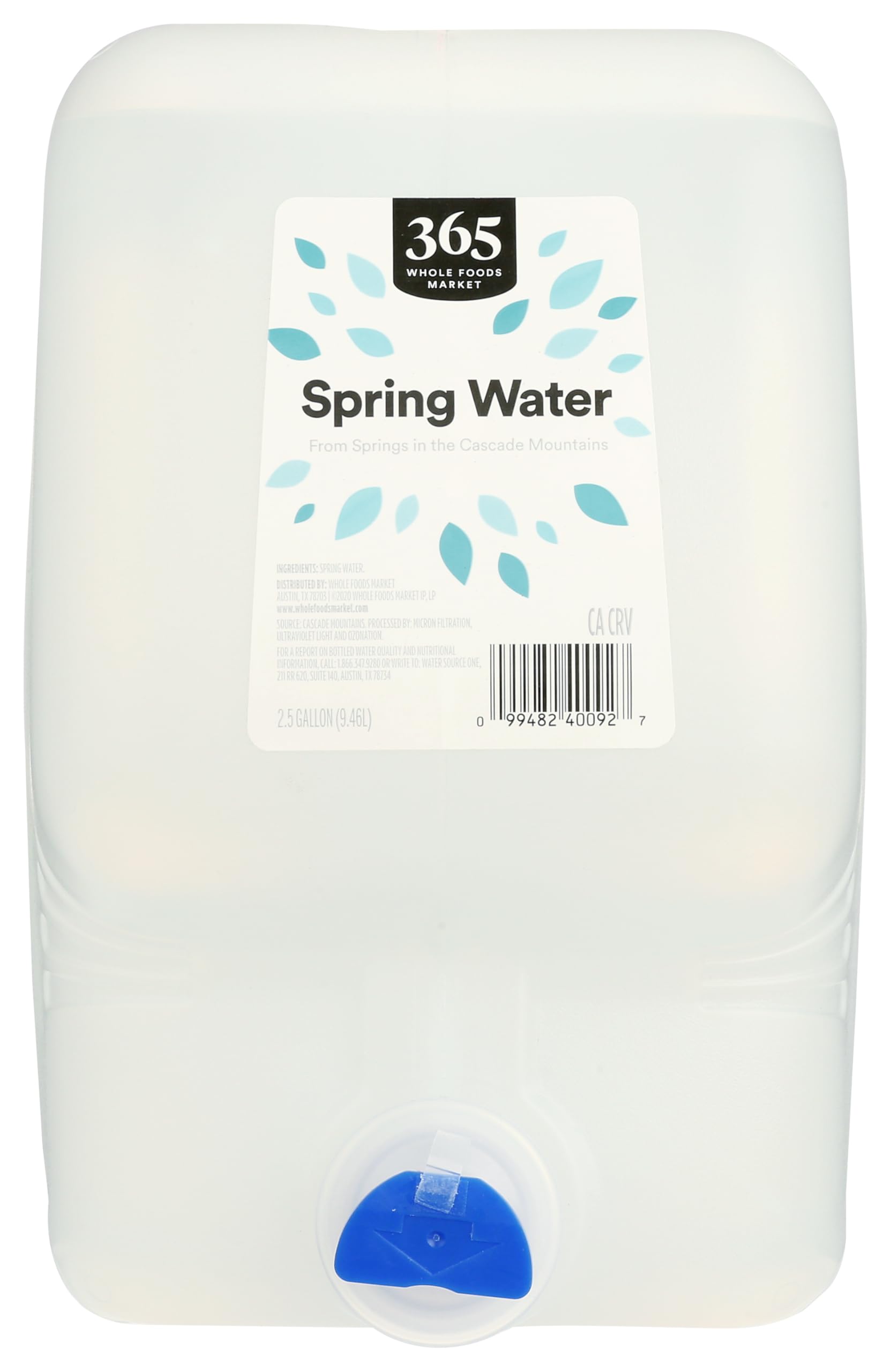 Spring Water 2.5 gl, 9.46 LT
