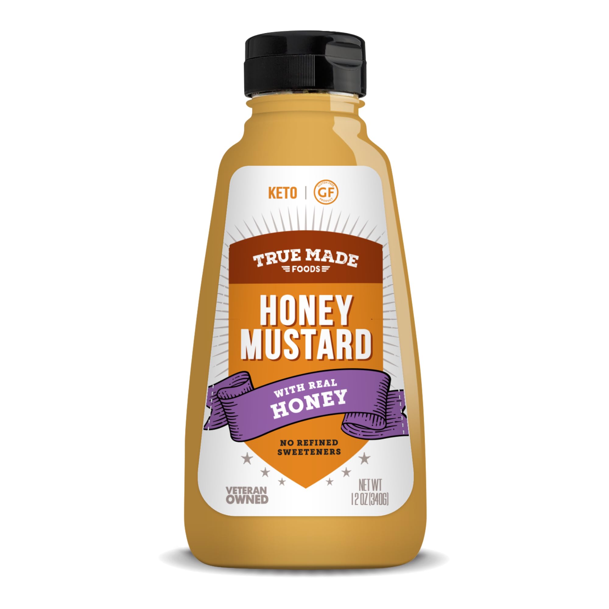 TRUE MADE FOODS Honey Mustard with Hidden Veggies, 12 OZ